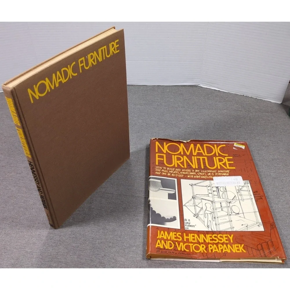 1973 Nomadic Furniture Hardcover First Edition James Hennessey‎ Victor Papanek
